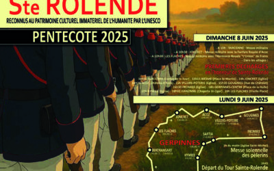 Découvrez l’affiche officielle de la Sainte-Rolende 2025