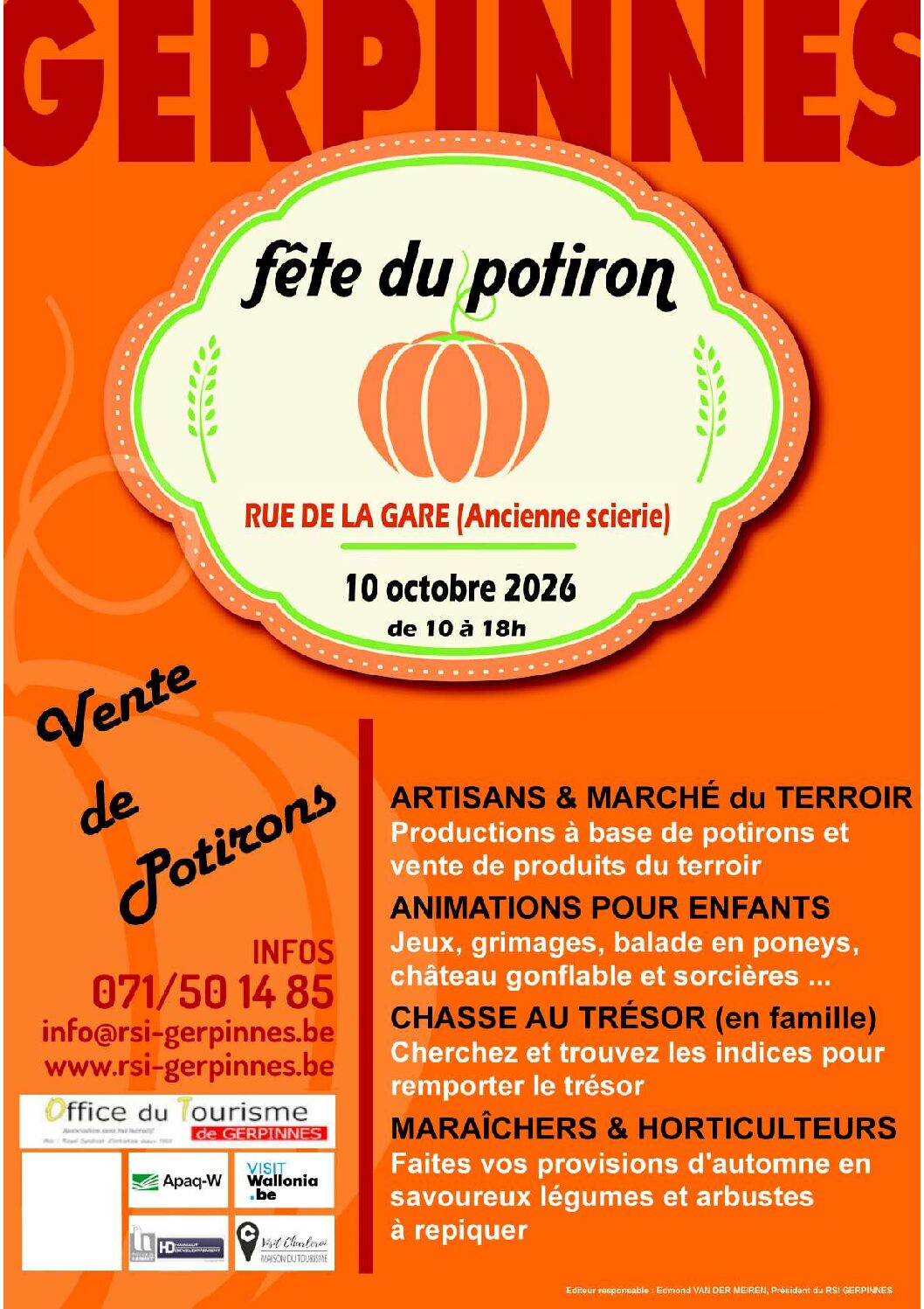 La fête du potiron hors du temps ….